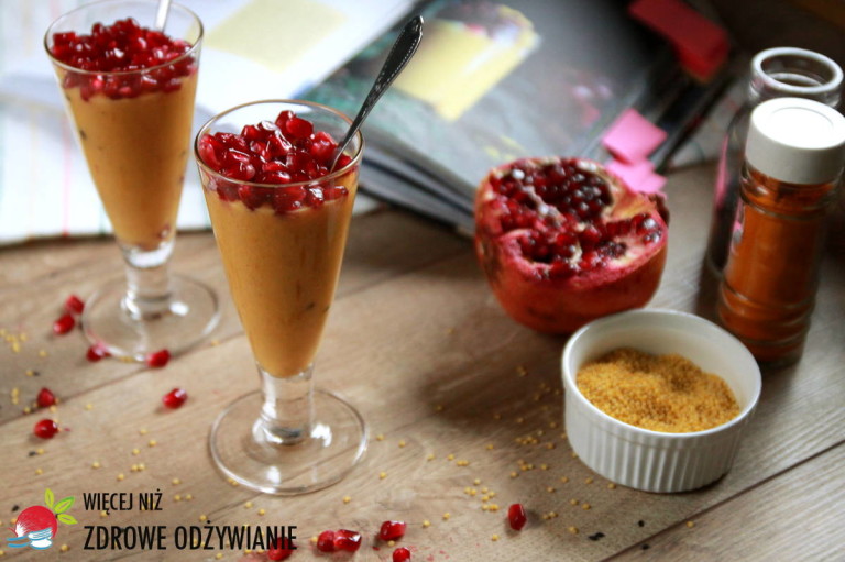 Pudding z kaszy jaglanej z dynią i jabłkiem Zdrowe odżywianie